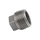 Stainless Steel Square Head Plug - 3/8" Male NPT