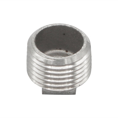 1/2" Male NPT Square Head Plug - 304 Stainless Steel Pipe Fitting