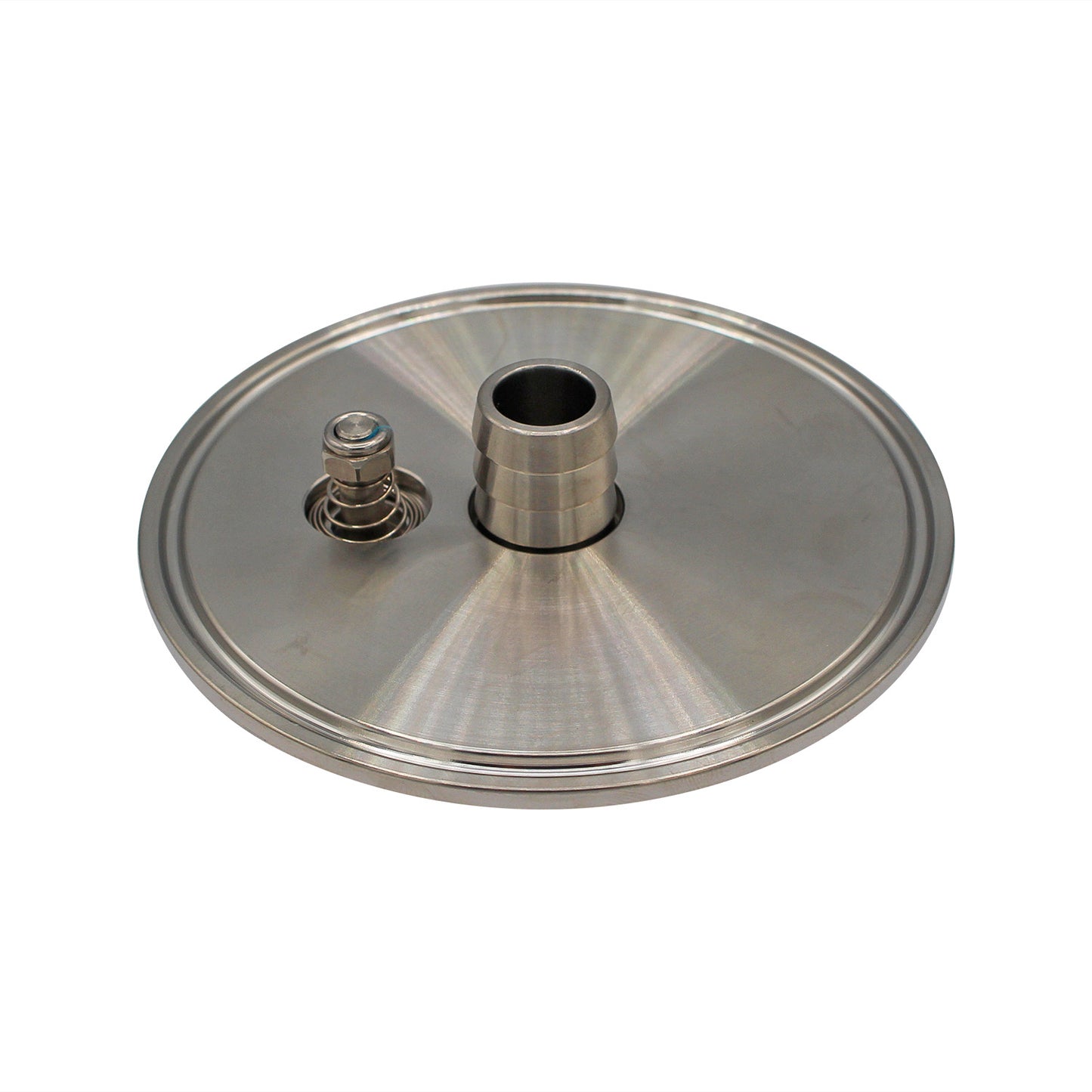 Ss Brewtech Stainless Steel 3" TC Cap with 1/2" Blow Off and PRV