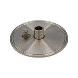 Ss Brewtech Stainless Steel 3" TC Cap with 1/2" Blow Off and PRV
