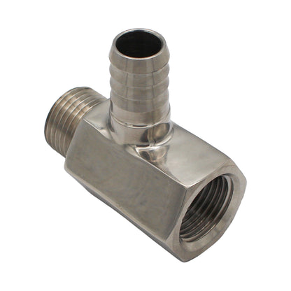 Ss Brewtech Re-Circulating T Barb - 1/2"