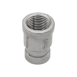 Stainless Steel Reducing Coupler - 3/8" Female NPT to 1/4" Female NPT