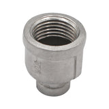 Stainless Steel Reducing Coupler - 1/2" Female NPT to 1/8" Female NPT