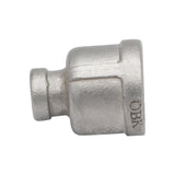 Stainless Steel Reducing Coupler - 1/2" Female NPT to 1/8" Female NPT
