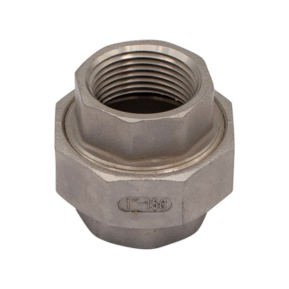 1" Female NPT X 1" Female NPT Union Coupler - 304 Stainless Steel Pipe Fitting