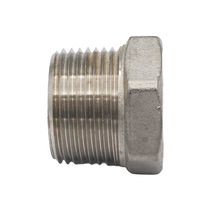 3/4" X 1/4" Female NPT Reducer Bushing - 304 Stainless Steel Pipe Fitting