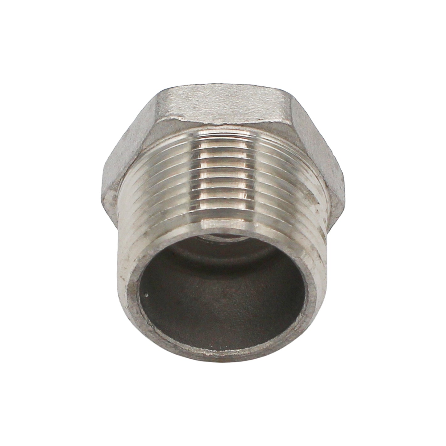 3/4" X 1/4" Female NPT Reducer Bushing - 304 Stainless Steel Pipe Fitting