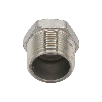 3/4" X 1/4" Female NPT Reducer Bushing - 304 Stainless Steel Pipe Fitting