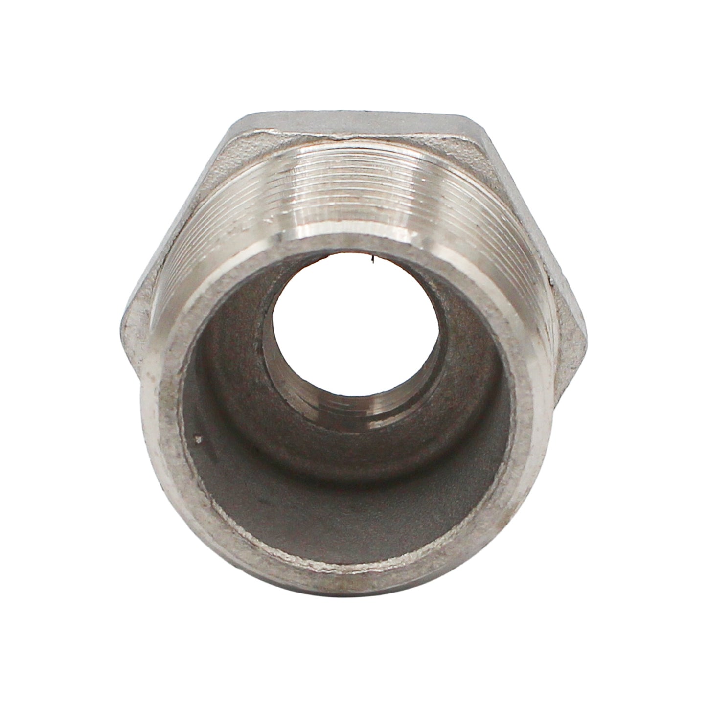 3/4" X 1/4" Female NPT Reducer Bushing - 304 Stainless Steel Pipe Fitting