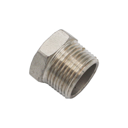 3/4" X 1/4" Female NPT Reducer Bushing - 304 Stainless Steel Pipe Fitting