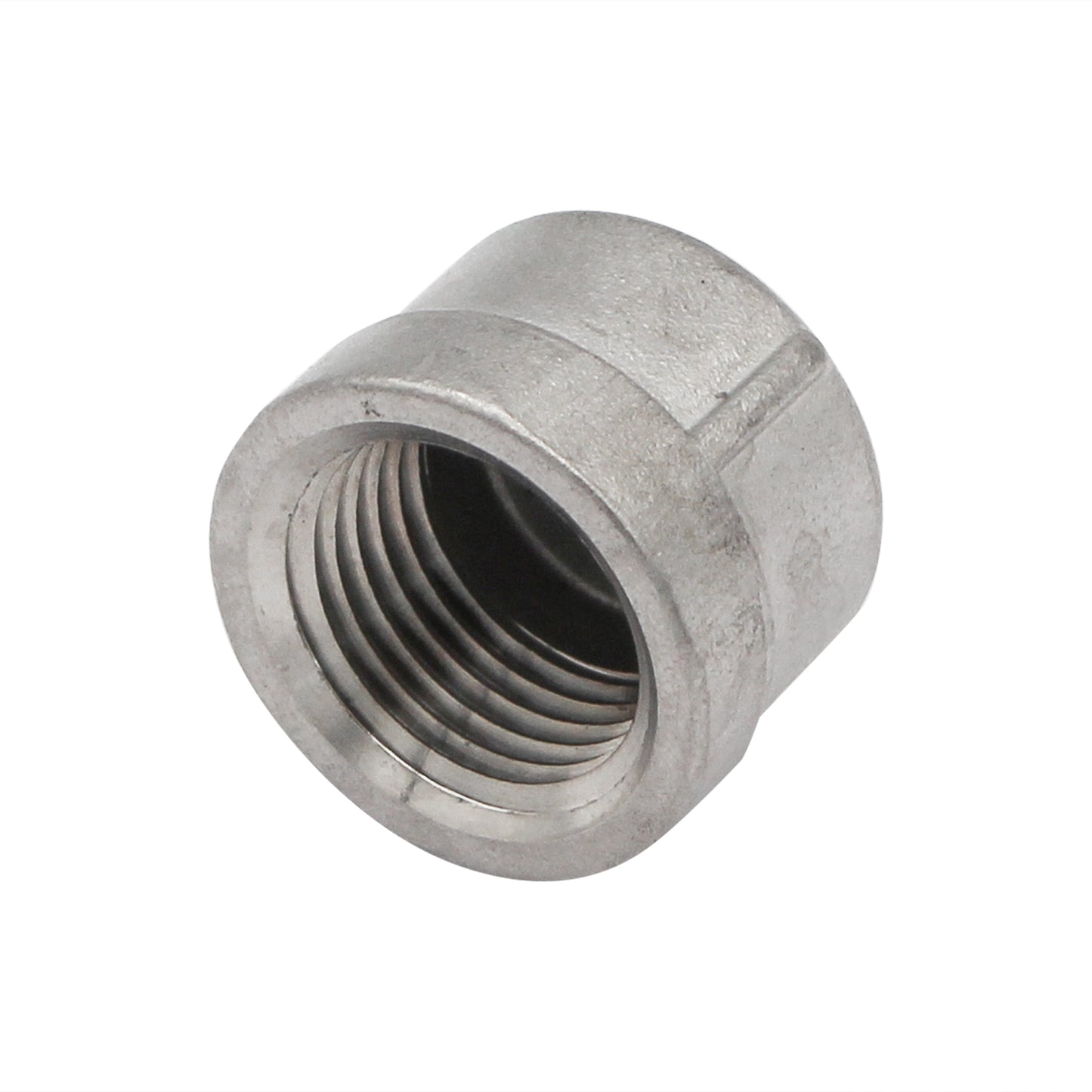 1/2" Female NPT End Cap - 304 Stainless Steel Pipe Fitting