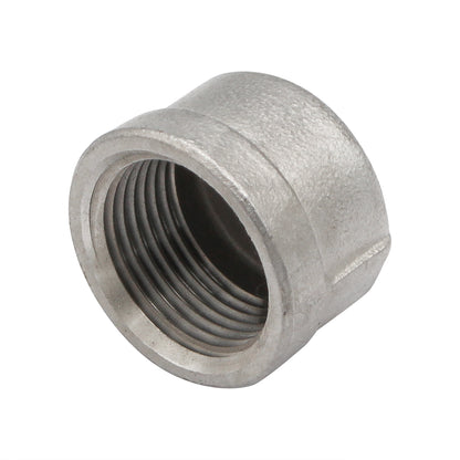 3/4" Female NPT End Cap - 304 Stainless Steel Pipe Fitting