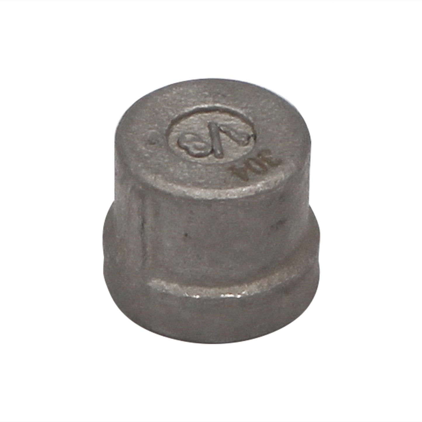 1/8" Female NPT End Cap - 304 Stainless Steel Pipe Fitting
