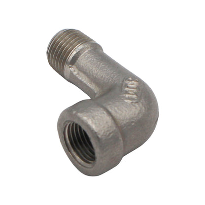 1/8" Male NPT X 1/8" Female NPT Street Elbow - 304 Stainless Steel Pipe Fitting