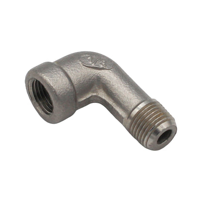 1/8" Male NPT X 1/8" Female NPT Street Elbow - 304 Stainless Steel Pipe Fitting