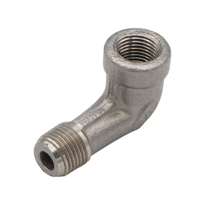 1/8" Male NPT X 1/8" Female NPT Street Elbow - 304 Stainless Steel Pipe Fitting