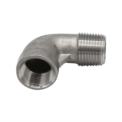 3/8" Male NPT X 3/8" Female NPT Street Elbow - 304 Stainless Steel Pipe Fitting