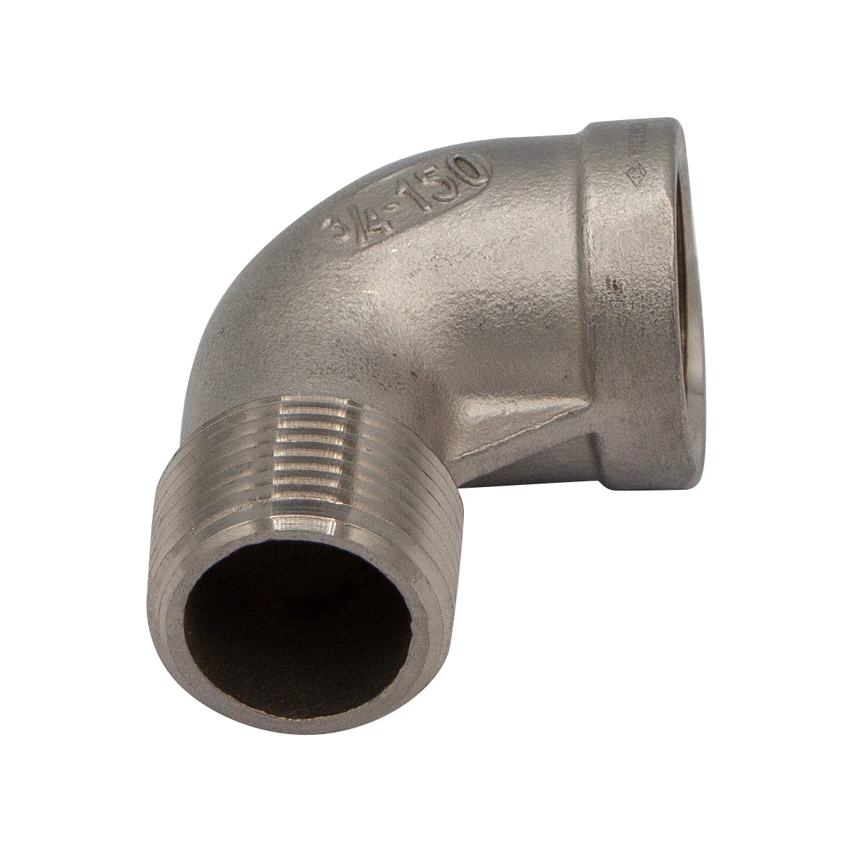3/4" Male NPT X 3/4" Female NPT Street Elbow - 304 Stainless Steel Pipe Fitting