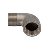 Stainless Steel Street Elbow - 3/4" Male NPT to 3/4" Female NPT