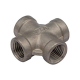Stainless Steel Cross - 1/4" Female NPT