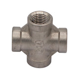 Stainless Steel Cross - 1/4" Female NPT