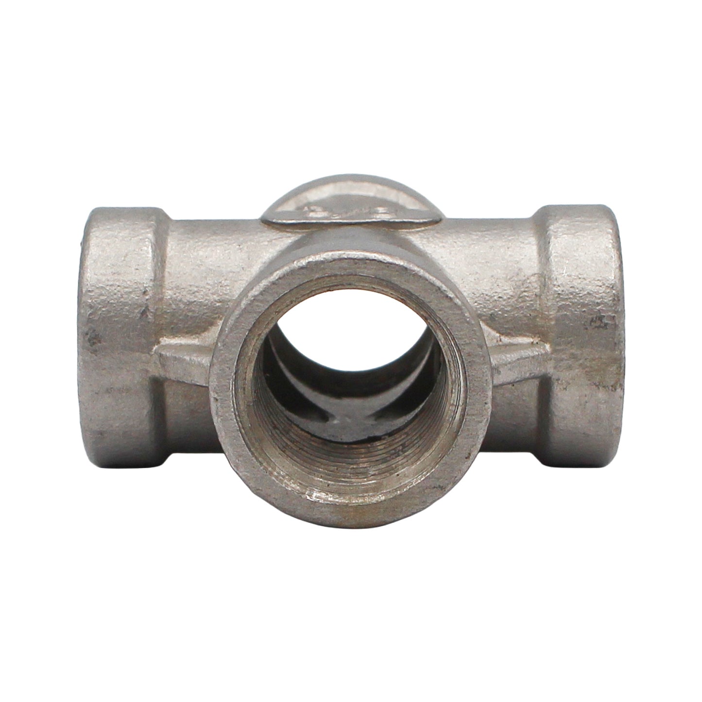 3/8" Female NPT Cross - 304 Stainless Steel Pipe Fitting
