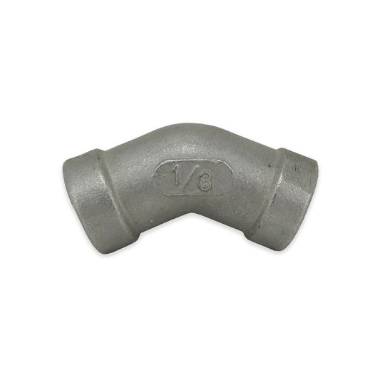 Stainless Steel 45° Elbow - 1/8" FPT
