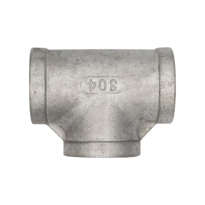 1" Female NPT Tee - 304 Stainless Steel Pipe Fitting