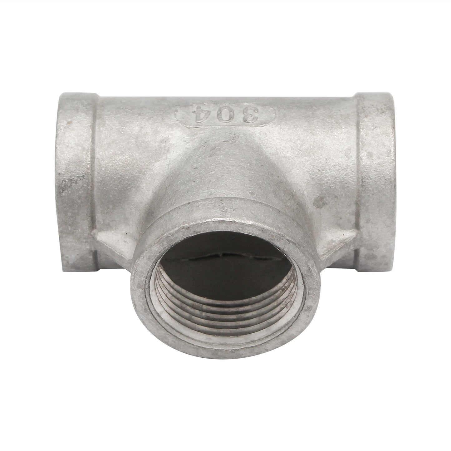 1" Female NPT Tee - 304 Stainless Steel Pipe Fitting
