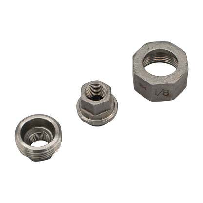 1/8" Female NPT X 1/8" Female NPT Union Coupler - 304 Stainless Steel Pipe Fitting