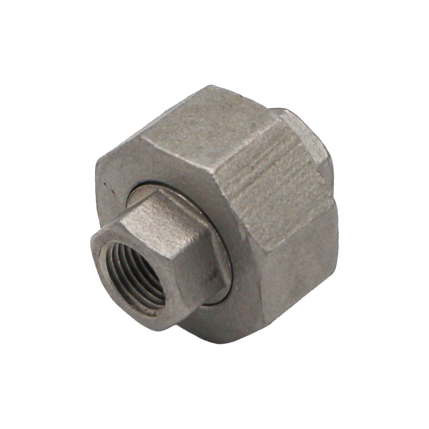 1/8" Female NPT X 1/8" Female NPT Union Coupler - 304 Stainless Steel Pipe Fitting