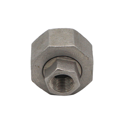 1/8" Female NPT X 1/8" Female NPT Union Coupler - 304 Stainless Steel Pipe Fitting