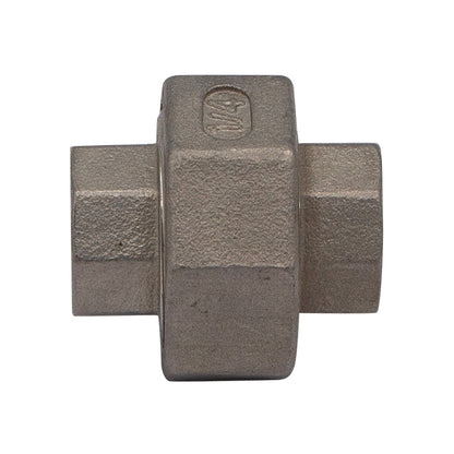 1/4" Female NPT X 1/4" Female NPT Union Coupler - 304 Stainless Steel Pipe Fitting