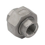 Stainless Steel Union Coupler - 3/8" Female NPT to 3/8" Female NPT