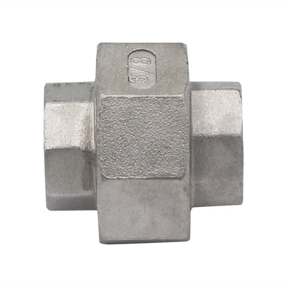 3/8" Female NPT X 3/8" Female NPT Union Coupler - 304 Stainless Steel Pipe Fitting