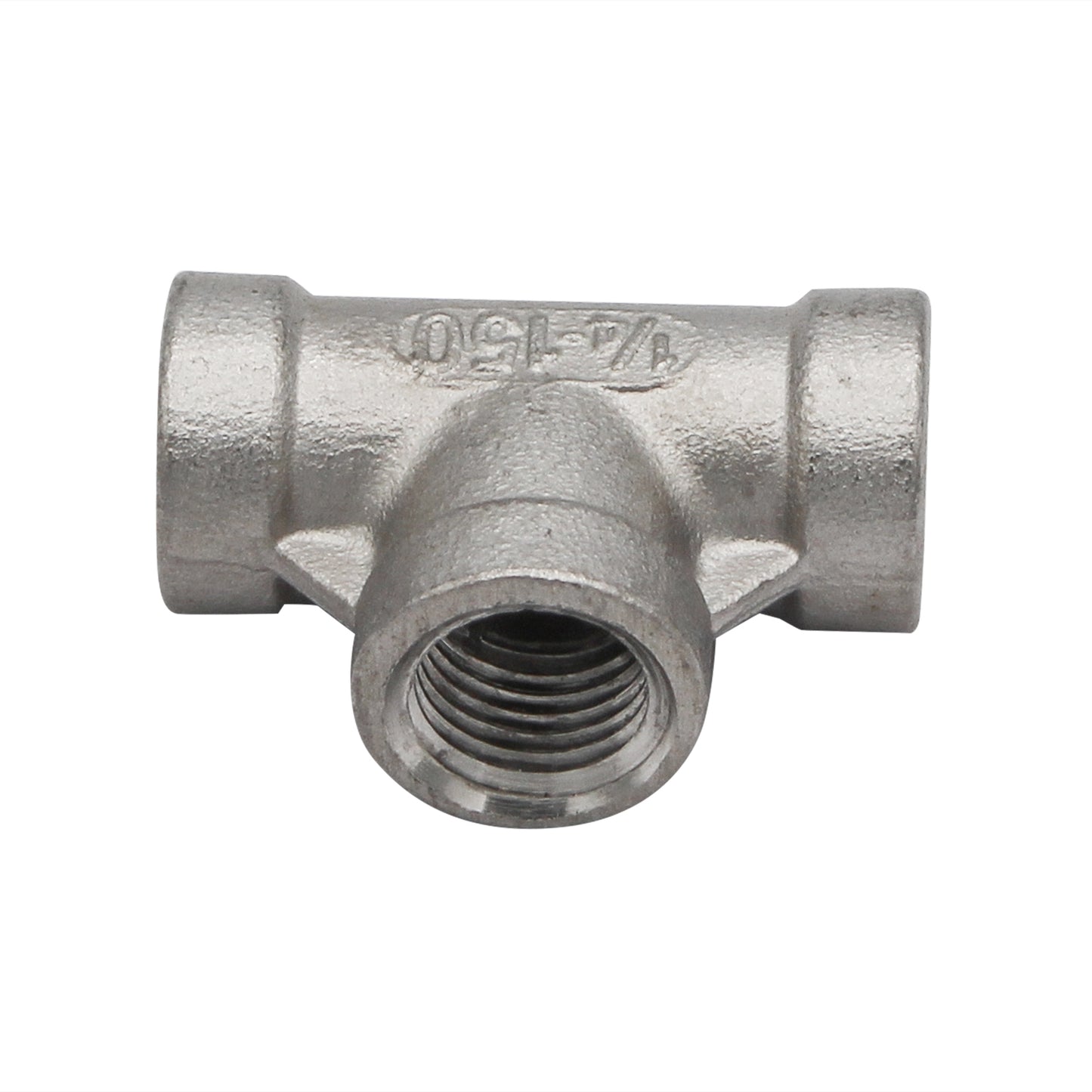 1/4" Female NPT Tee - 304 Stainless Steel Pipe Fitting
