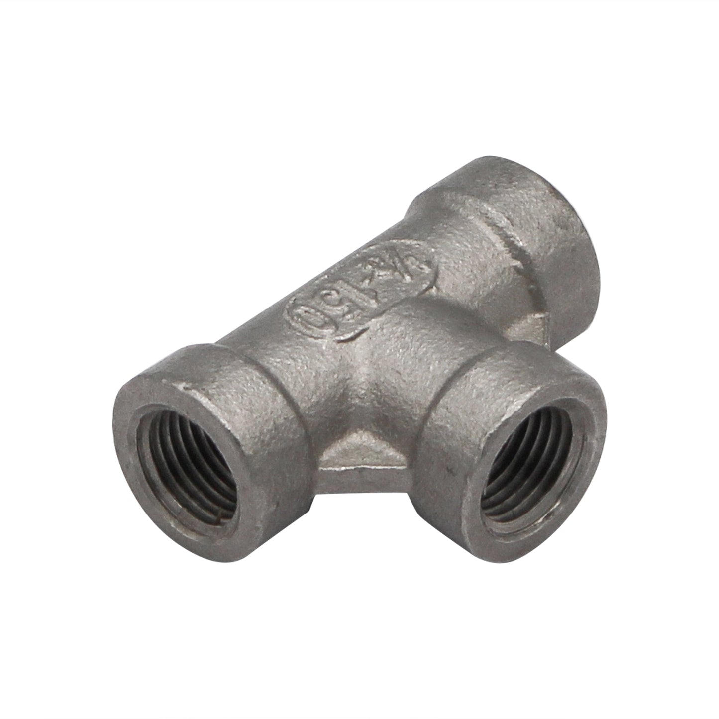 1/8" Female NPT Tee - 304 Stainless Steel Pipe Fitting