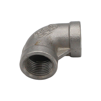 3/8" Female NPT Elbow - 304 Stainless Steel Pipe Fitting
