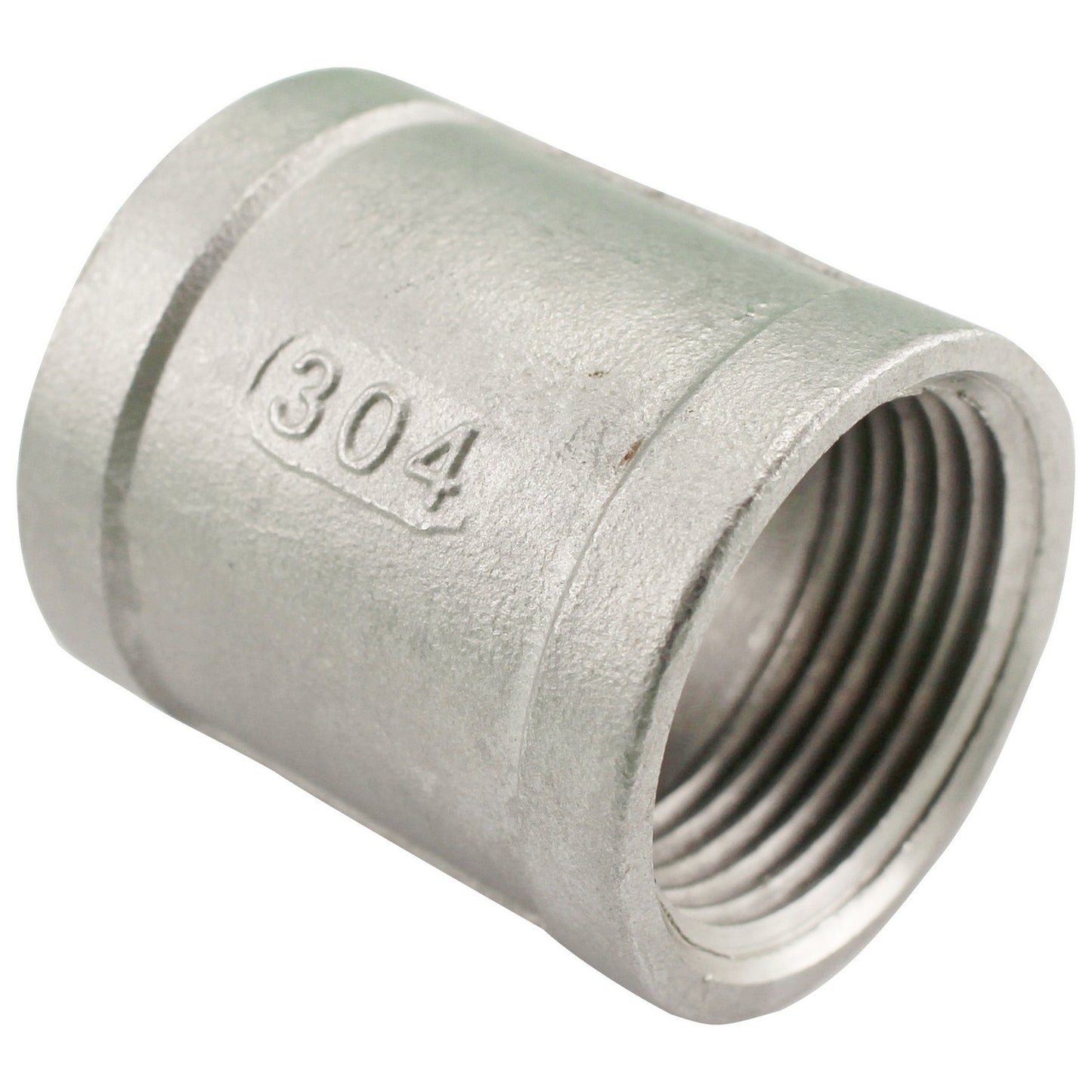 1" Female NPT to 1" Female NPT Stainless Steel Banded Coupler