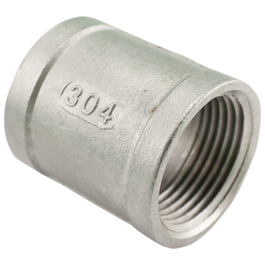1" Female NPT to 1" Female NPT Stainless Steel Banded Coupler