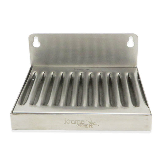 Stainless Steel Wall Mounted Drip Tray - 6" x 4.5" x 3/4"