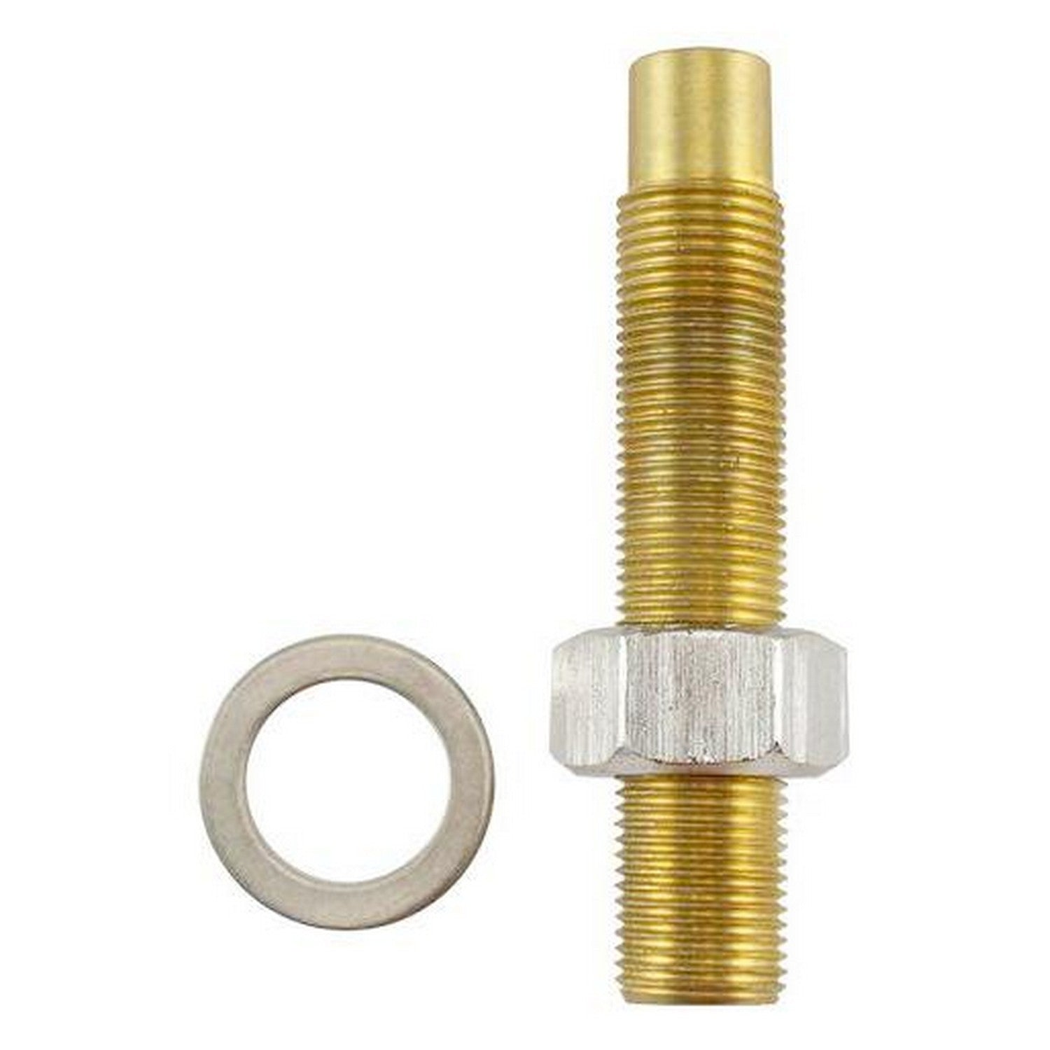 Surface Mount with Drain Drip Tray - Brass Nipple, Nut & Washer