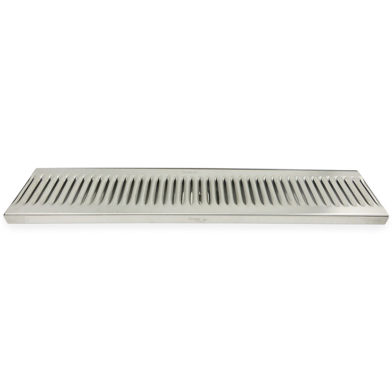 Premium Stainless Steel Surface Mount Drip Tray with Drain - 24" x 5" x 3/4" - Canadian Homebrewing Supplier - Free Shipping - Canuck Homebrew Supply