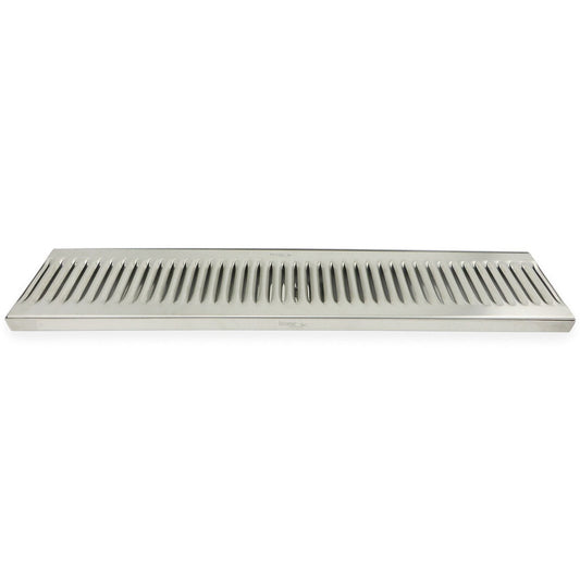 Premium Stainless Steel Surface Mount Drip Tray with Drain - 24" x 5" x 3/4" - Canadian Homebrewing Supplier - Free Shipping - Canuck Homebrew Supply