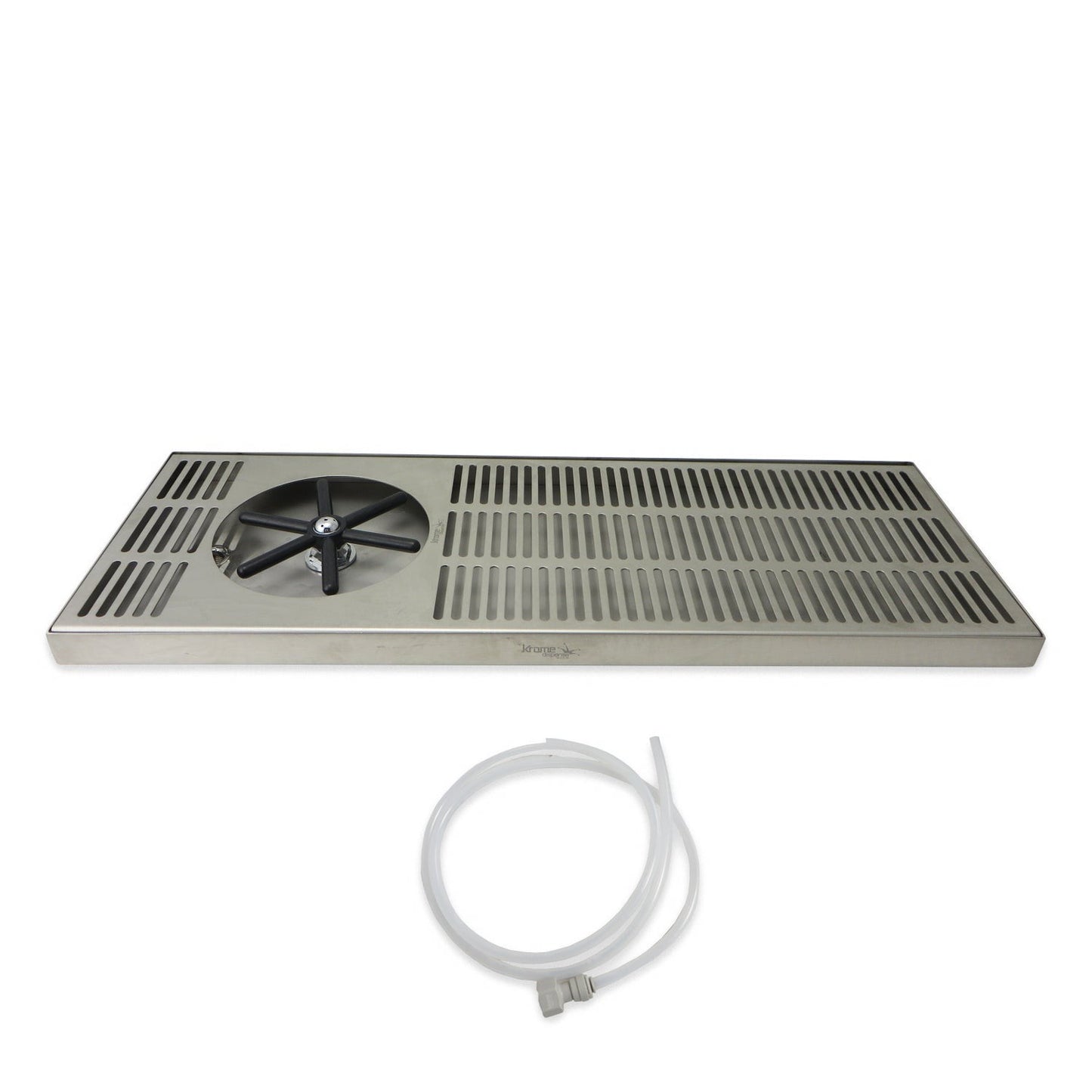 Premium Stainless Steel Drip Tray with Drain and Rinser - 20" x 7" x 7/8" - Canadian Homebrewing Supplier - Free Shipping - Canuck Homebrew Supply