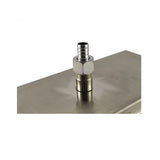 Flush Mounted Drip Tray w/ Drain - 13” x 6” x 7/8” - Bottom View