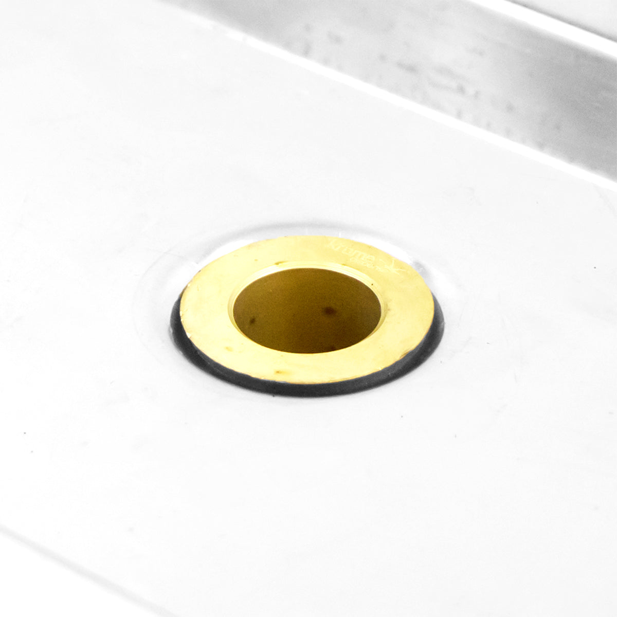 Stainless Steel Flanged Drip Tray With Drain 9" x 6" x 3/4"