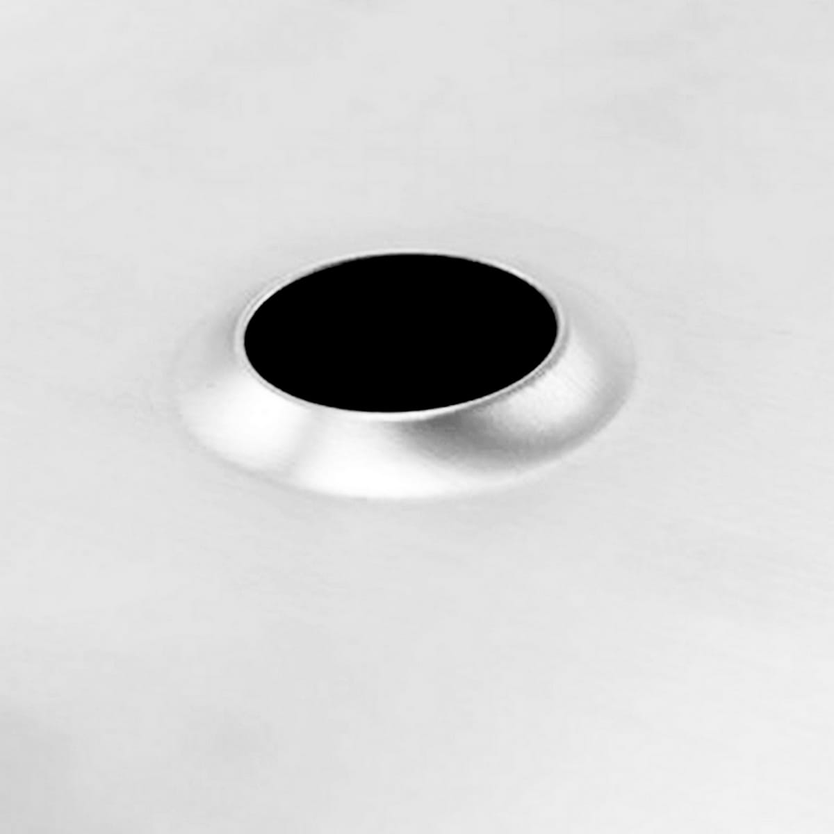 Stainless Steel Flanged Drip Tray With Drain 9" x 6" x 3/4"