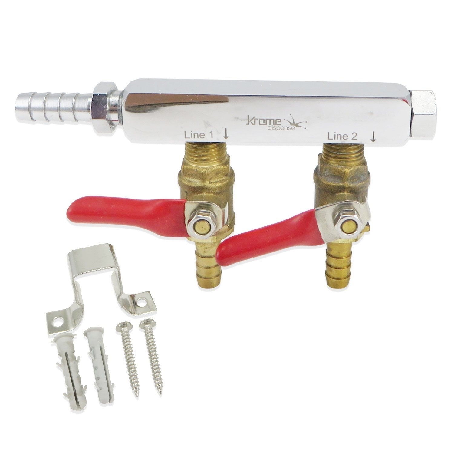 2 Way Gas Manifold (Commercial Grade)