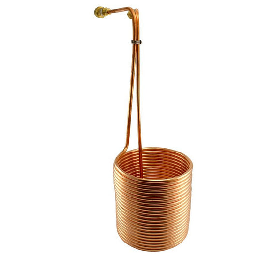 Immersion Wort Chiller - 50’ of 3/8” (Garden Hose Fittings)